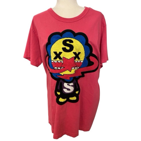 Sukamii 3rd Edition Mens Pink Flowerboy Starboy T-shirt - Picture 2 of 9